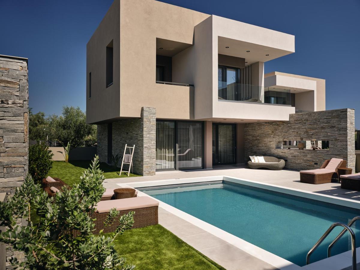 Aguacate Glafki With Heated Private Swimming Pool Villa Tsilivi  Luaran gambar