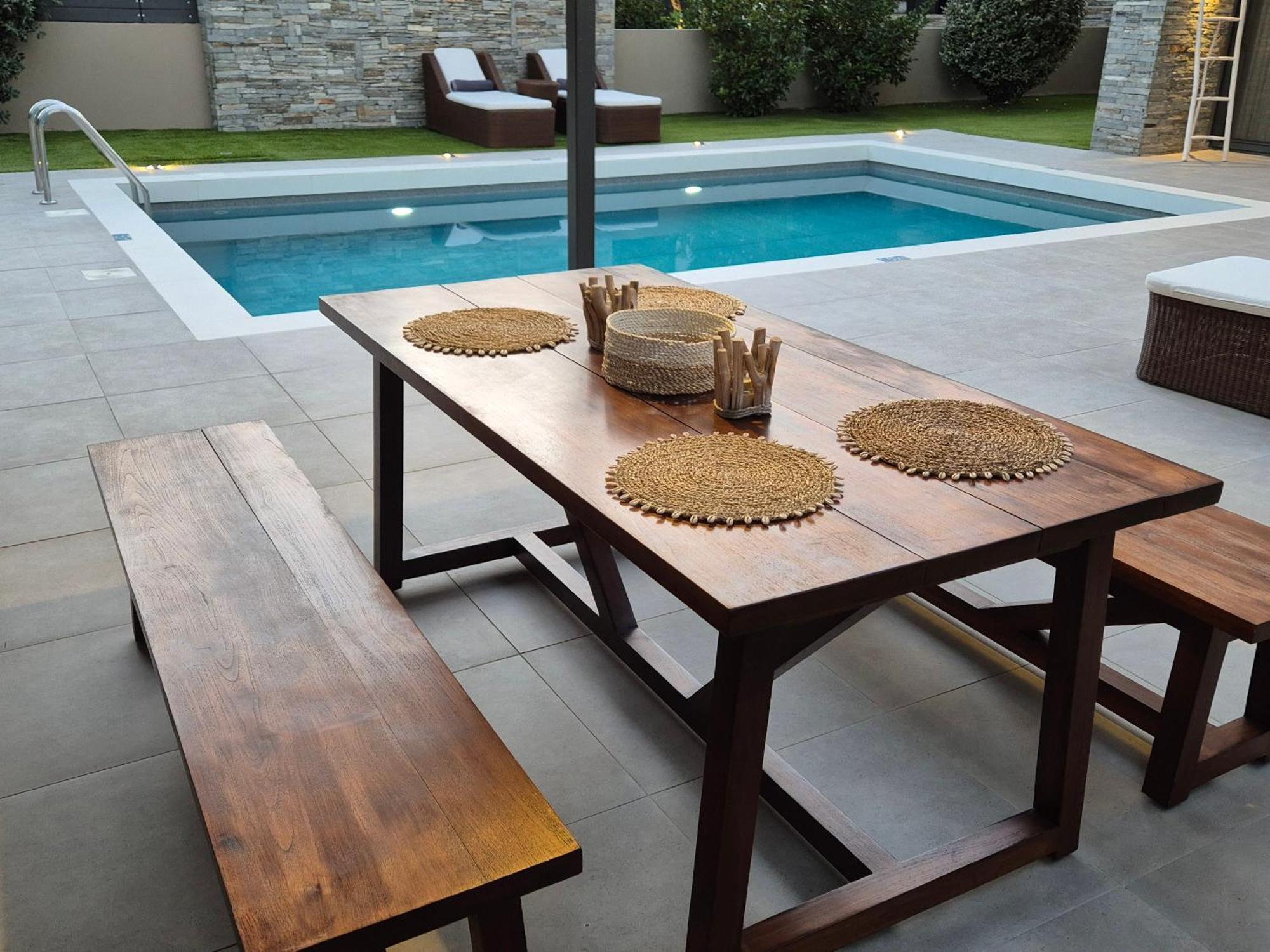 Aguacate Glafki With Heated Private Swimming Pool Villa Tsilivi  Luaran gambar
