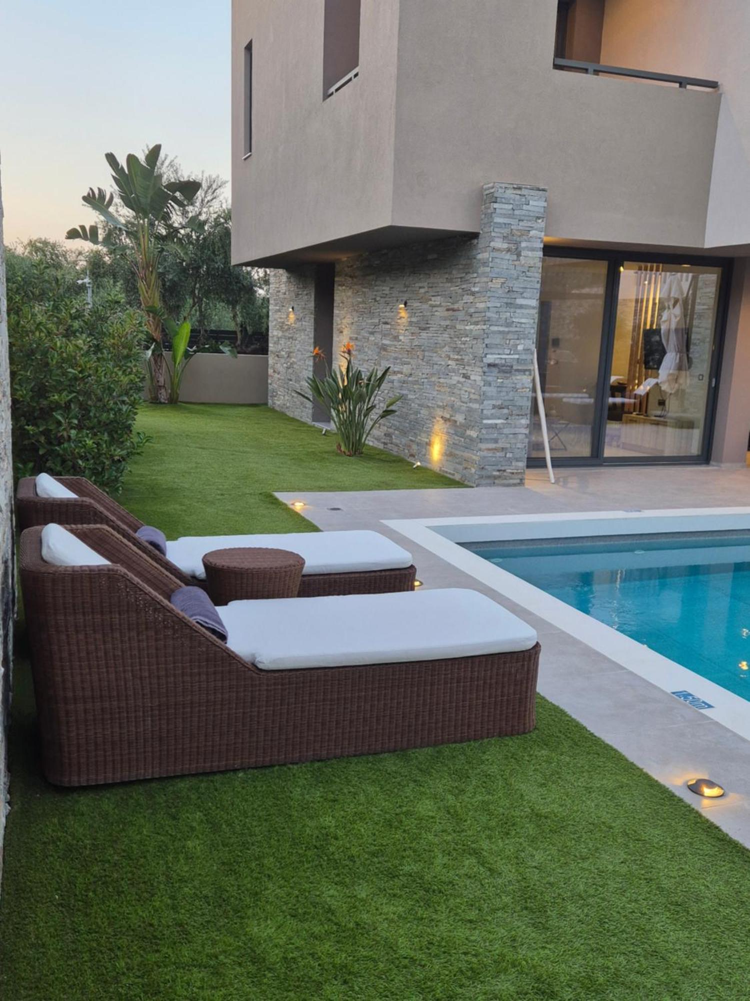 Aguacate Glafki With Heated Private Swimming Pool Villa Tsilivi  Luaran gambar