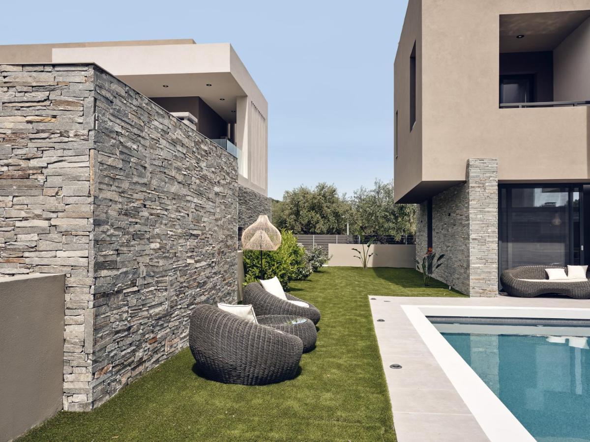 Aguacate Glafki With Heated Private Swimming Pool Villa Tsilivi  Luaran gambar