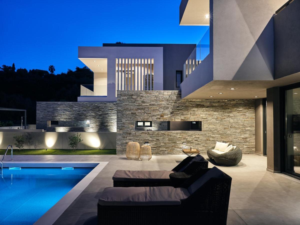 Aguacate Glafki With Heated Private Swimming Pool Villa Tsilivi  Luaran gambar